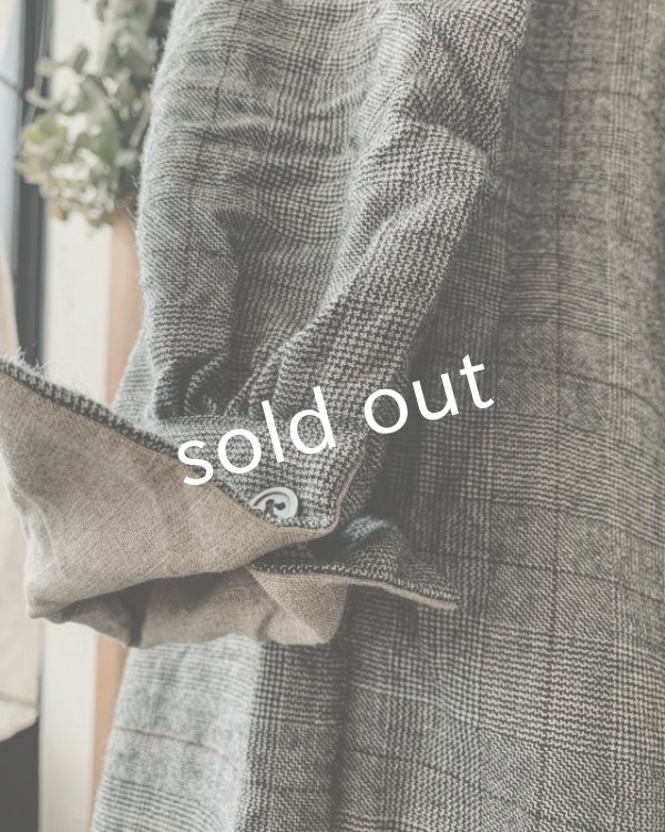 画像7: HALLELUJAH／Robe de une religieuse 修道女のローブ・グレンチェック (7)