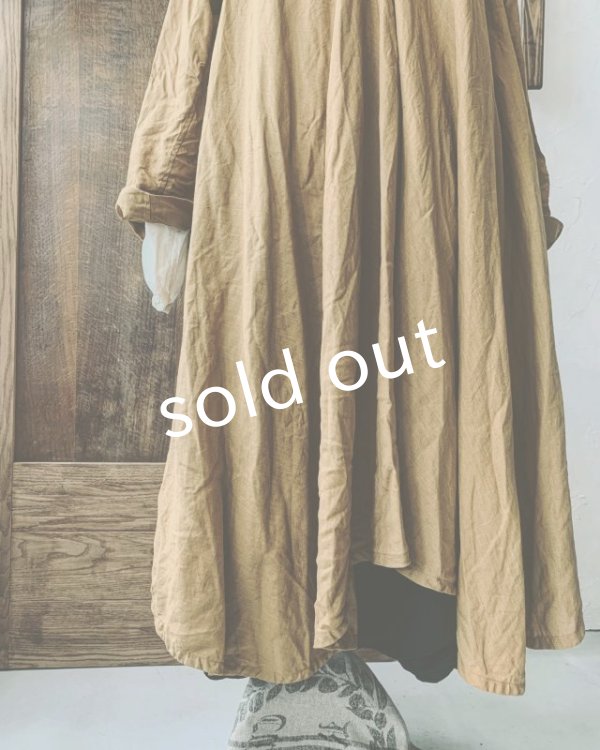 画像7: HALLELUJAH／Robe de femme de chambre 小間使いローブ（衿付）・mimosa (7)