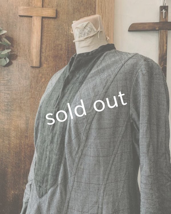 画像5: HALLELUJAH／Robe de une religieuse 修道女のローブ・グレンチェック (5)