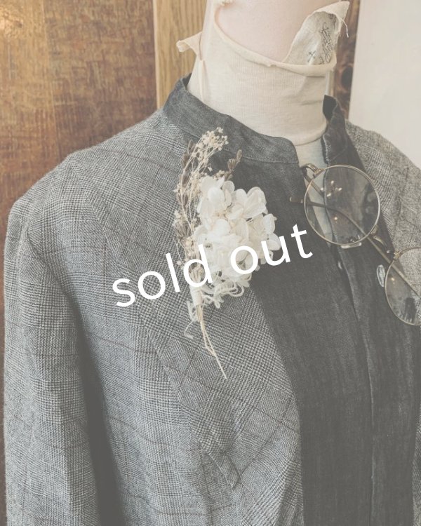 画像4: HALLELUJAH／Robe de une religieuse 修道女のローブ・グレンチェック (4)