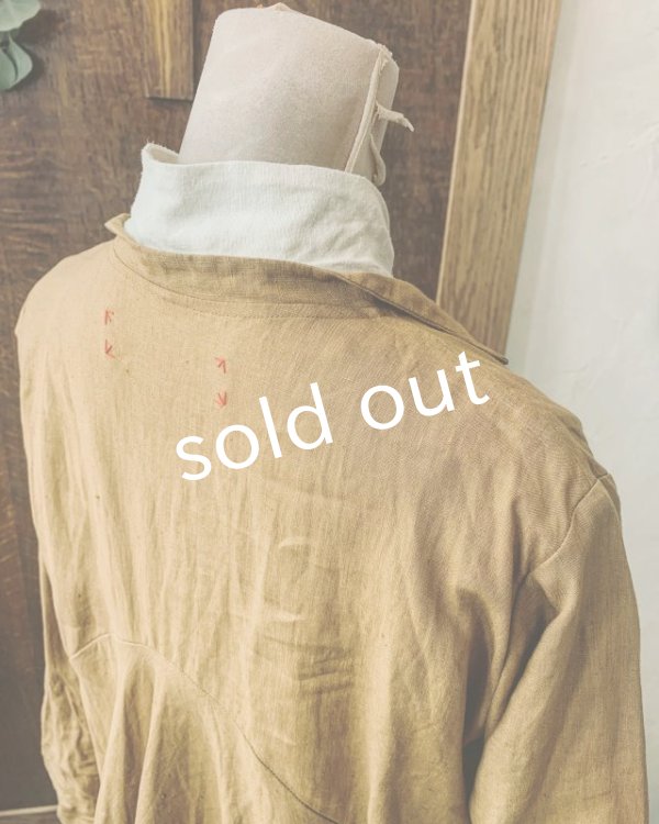 画像10: HALLELUJAH／Robe de femme de chambre 小間使いローブ（衿付）・mimosa (10)