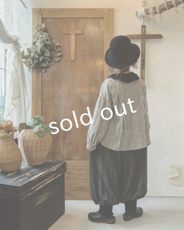 画像9: MARCHE' DE SOEUR/ウールピエロパンツ・黒 (9)