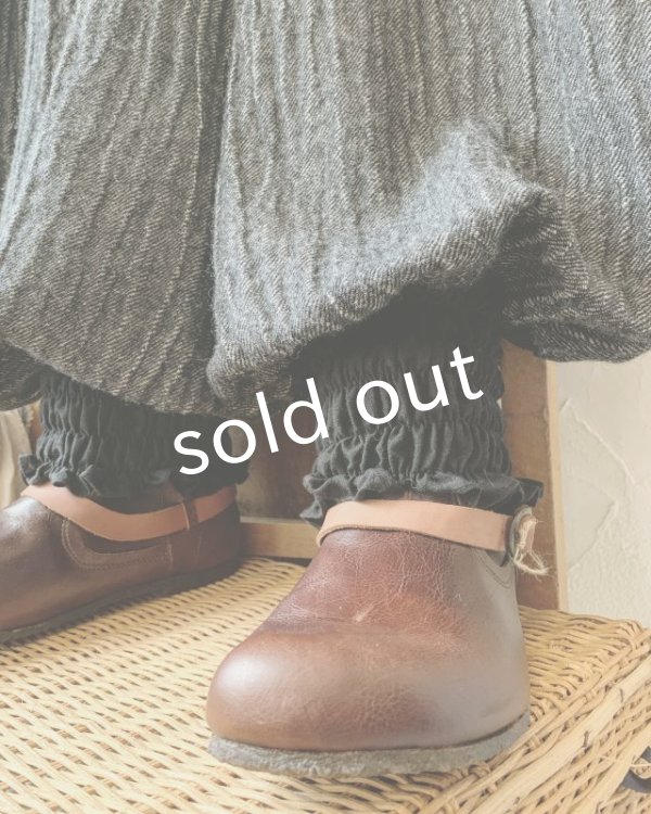 画像3: MARCHE' DE SOEUR/ウールピエロパンツ・黒 (3)