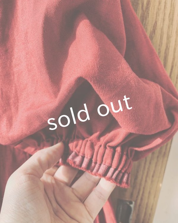 画像5: MARCHE' DE SOEUR/パフィースリーブワンピース・ジャムベリー (5)