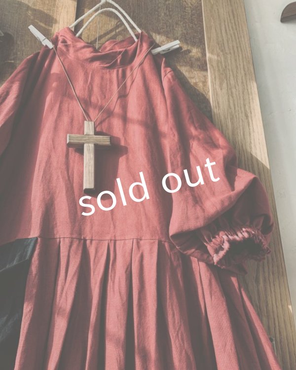 画像3: MARCHE' DE SOEUR/パフィースリーブワンピース・ジャムベリー (3)