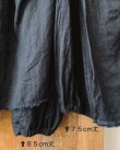 画像9: MARCHE' DE SOEUR／ウールヘリンボンリネンのタブリエパンツ・濃紺（７５cm丈と８５cm丈） (9)