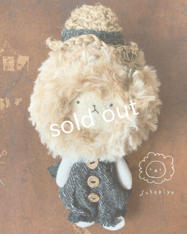 画像1: pollenbienco/スケキヨバッグチャーム・さろぺっと (1)