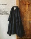 画像1: HALLELUJAH／Robe de femme de chambre 小間使いローブ衿付・black (1)