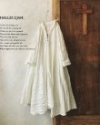 画像1: HALLELUJAH／Robe de femme de chambre 小間使いローブ衿付・off-white (1)