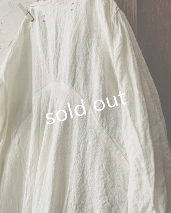 画像14: HALLELUJAH／Robe de femme de chambre 小間使いローブ衿付・black (14)