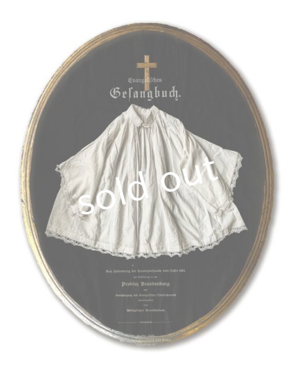 画像2: 1900'アンティークコットンレースブラウス・リボン (2)