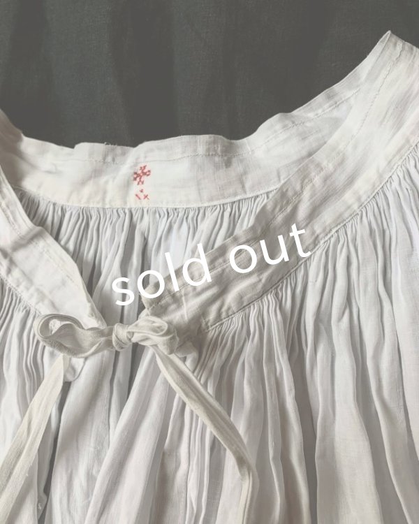 画像7: 1900'アンティーク司祭服・十字架ステッチ刺繍 (7)