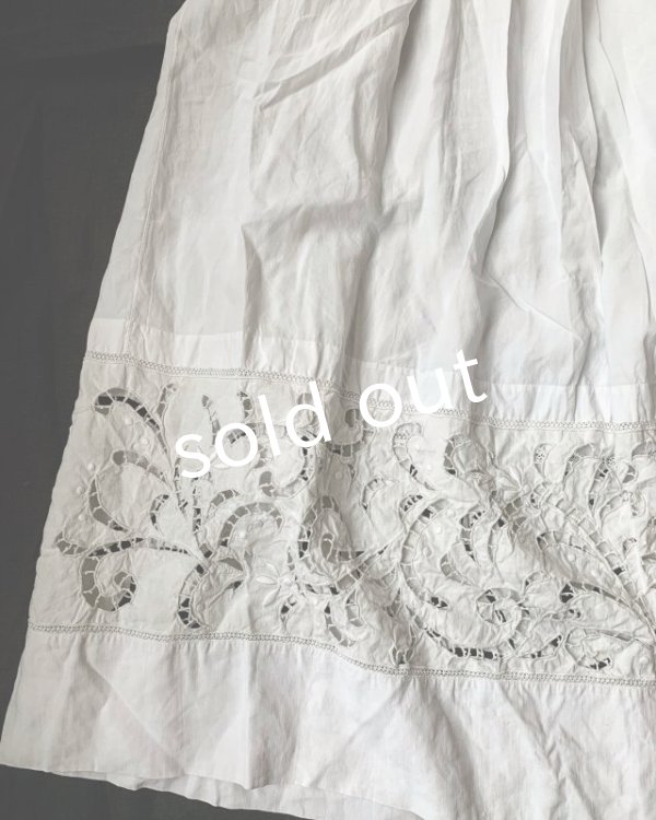 画像10: 1900'アンティーク司祭服・十字架ステッチ刺繍 (10)