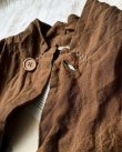 画像7: HALLELUJAH／Manteau1910[1910年代コート]・柿渋染めlight brown (7)