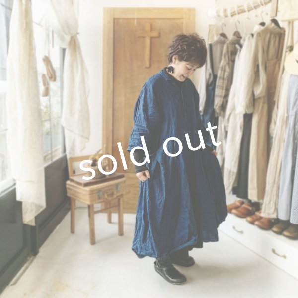 画像10: HALLELUJAH／Acolyte Robe[侍者のローブ]・indigo (10)