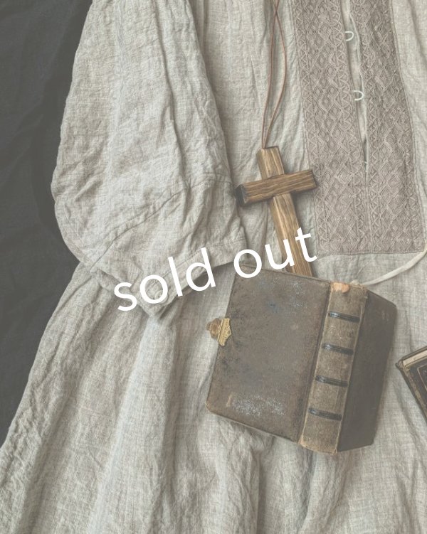 画像3: HALLELUJAH／Robe de une religieuse[修道女のローブ]・flax (3)