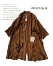 画像1: HALLELUJAH／Manteau1910[1910年代コート]・柿渋染めlight brown (1)