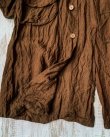 画像8: HALLELUJAH／Manteau1910[1910年代コート]・柿渋染めlight brown (8)