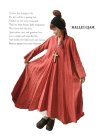 画像9: HALLELUJAH／Robe de femme de chambre 小間使いローブ衿付・madder-red (9)