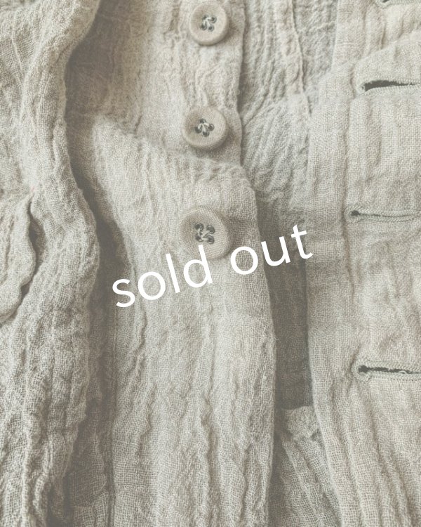 画像6: HALLELUJAH／Vaste de Berger 1890[1890年代 羊飼いのジャケット]・flax gauze (6)