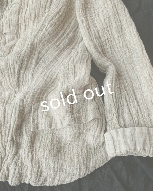 画像5: HALLELUJAH／Vaste de Berger 1890[1890年代 羊飼いのジャケット]・flax gauze (5)