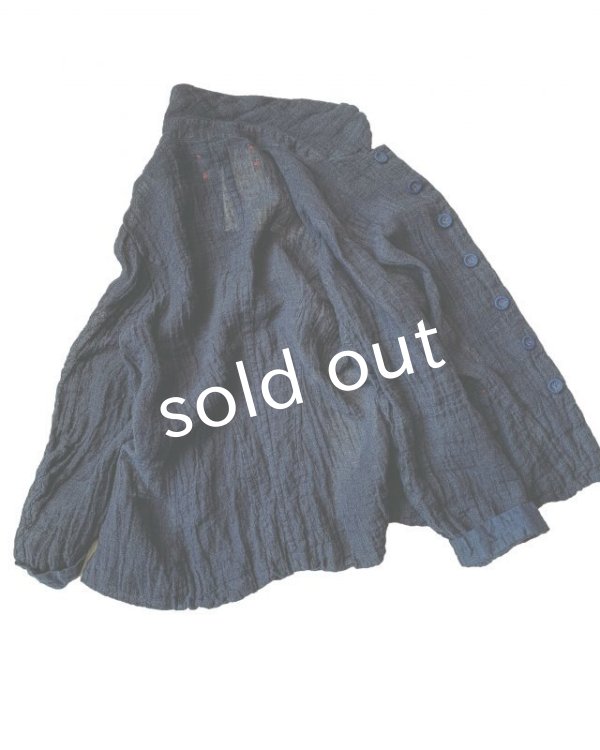 画像4: HALLELUJAH／Vaste de Berger 1890[1890年代 羊飼いのジャケット]・indigo gauze (4)