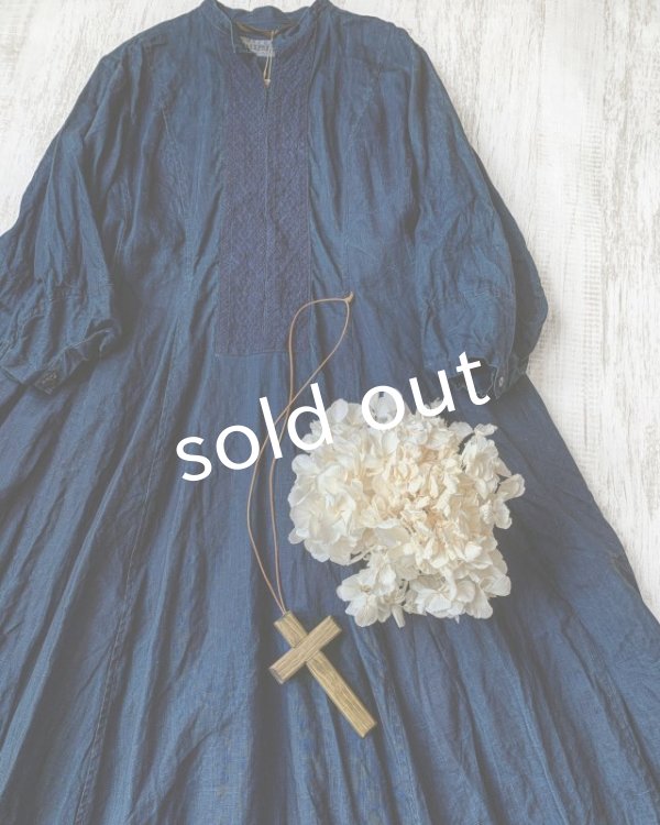 画像2: HALLELUJAH／Robe de une religieuse[修道女のローブ]・indigo (2)