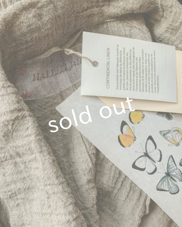 画像8: HALLELUJAH／Vaste de Berger 1890[1890年代 羊飼いのジャケット]・flax gauze (8)