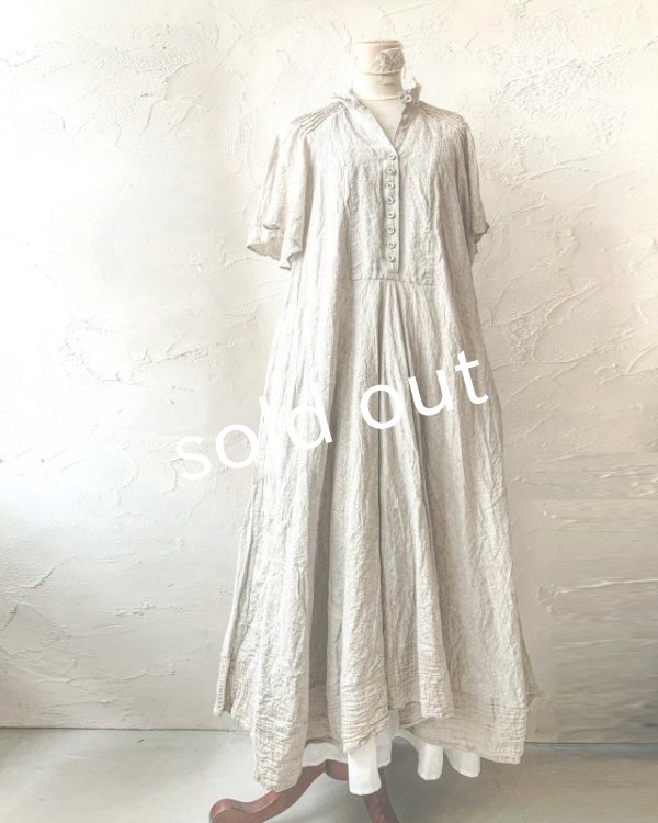 画像10: HALLELUJAH／Robe 1900年代 ローブ・flax (10)