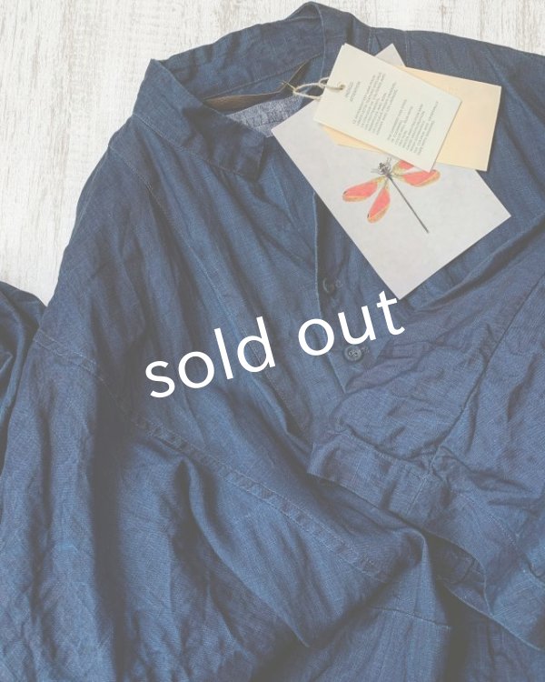 画像4: HALLELUJAH／Acolyte Robe[侍者のローブ]・indigo (4)