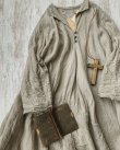 画像4: HALLELUJAH／Robe de femme de chambre 小間使いローブ衿付・flax (4)