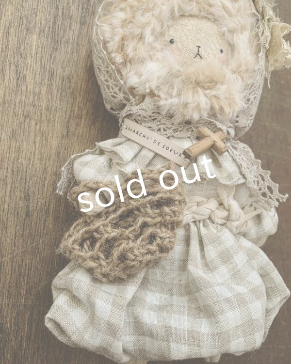 画像2: sukekiyo/おおきめスケキヨバッグチャーム・ギンガムわんぴ (2)