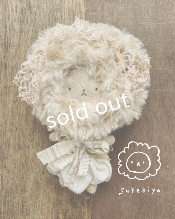 画像1: sukekiyo/スケキヨでかブローチ・ぴらぴらレース (1)