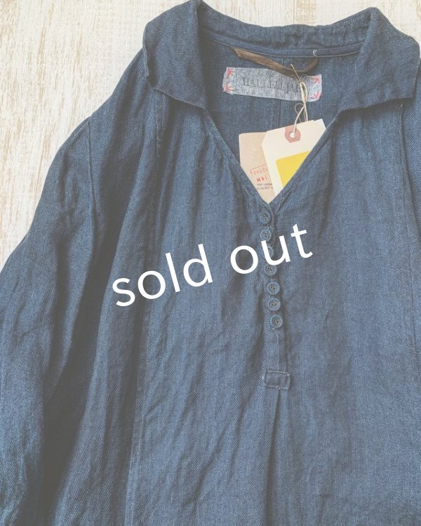 画像4: HALLELUJAH／【限定販売】1920s Nomad Dress No.2[ノマドドレス]・indigo (4)