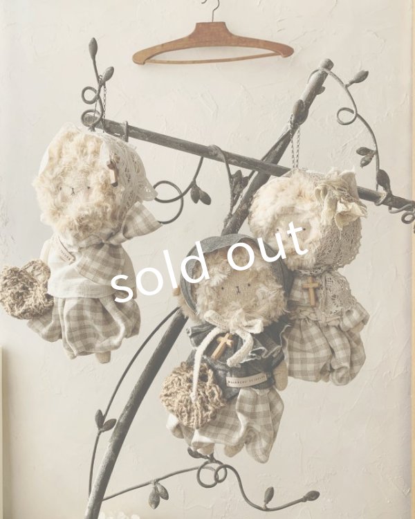 画像4: sukekiyo/おおきめスケキヨバッグチャーム・ギンガムわんぴ (4)