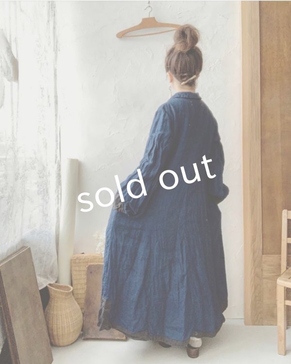 画像12: HALLELUJAH／【限定販売】1920s Nomad Dress No.2[ノマドドレス]・indigo (12)