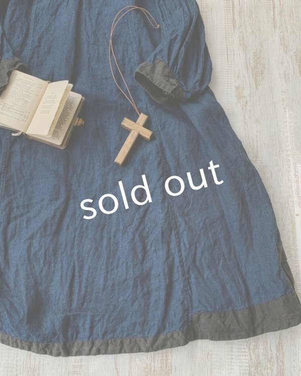 画像8: HALLELUJAH／【限定販売】1920s Nomad Dress No.2[ノマドドレス]・indigo (8)