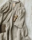 画像3: HALLELUJAH／Robe de femme de chambre 小間使いローブ衿付・flax (3)
