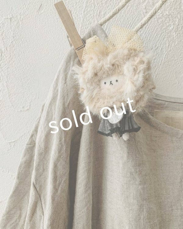 画像2: sukekiyo/ちびキヨちゃんのリネンプルオーバー (2)