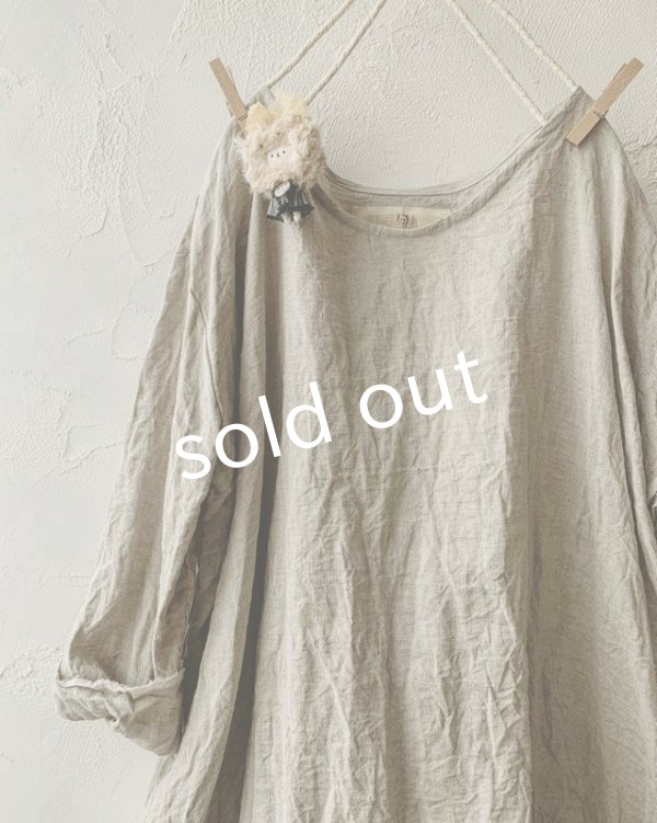 画像3: sukekiyo/ちびキヨちゃんのリネンプルオーバー (3)