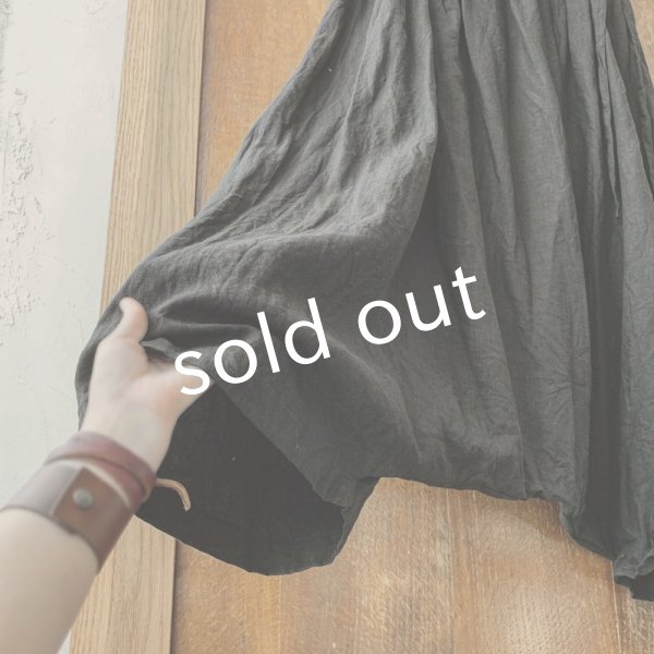 画像4: MARCHE' DE SOEUR／バギーパンツ・ブラック (4)