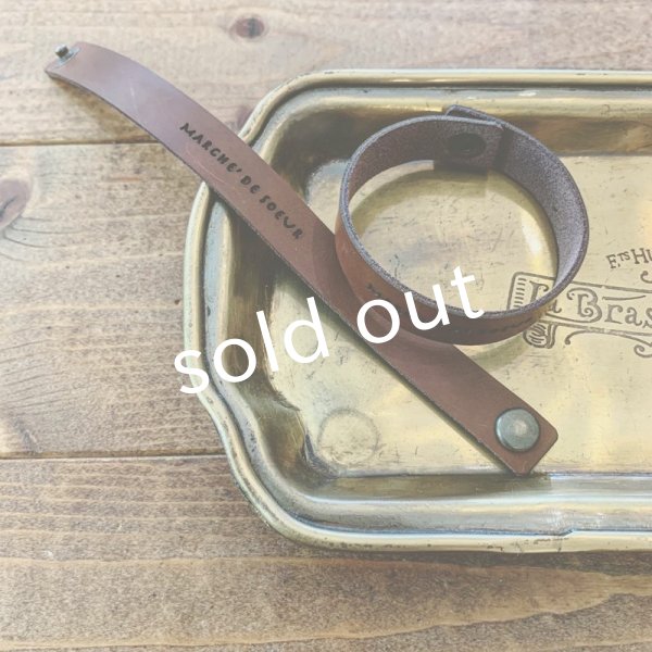 画像8: MARCHE' DE SOEUR／革ブレスチュニック・赤耳オフ (8)