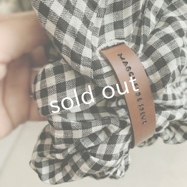 画像14: MARCHE' DE SOEUR／革ブレスチュニック・生成り (14)