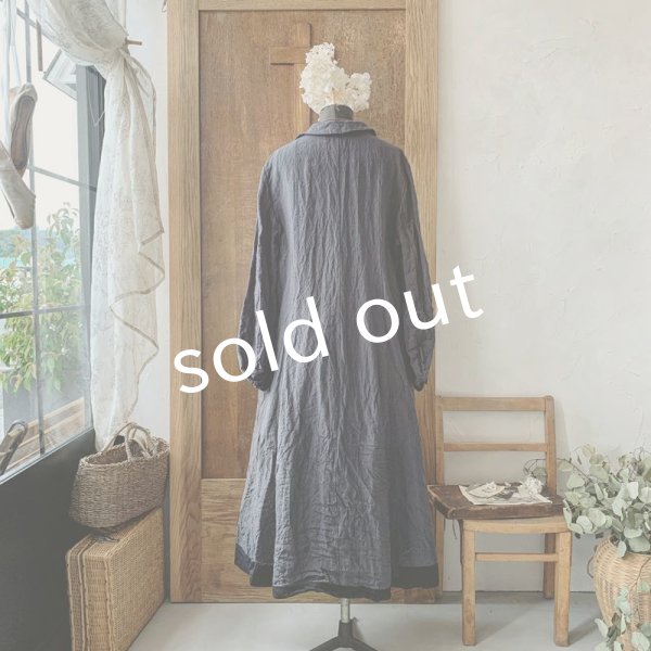 画像8: 【当店限定カラー】HALLELUJAH/Nomad Dress ノマドドレス・ink black×black (8)