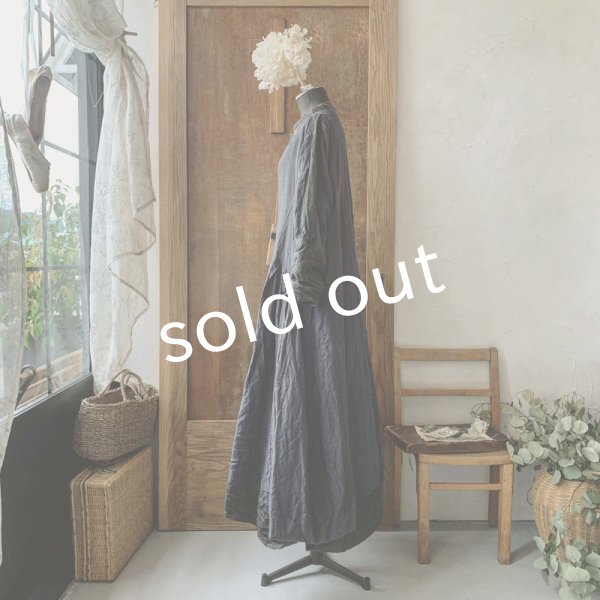 画像6: 【当店限定】HALLELUJAH/1980's Robe de Berger 羊飼いのローブ・ink black×charcoal (6)