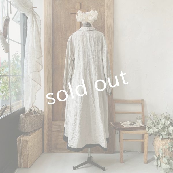 画像10: 【当店限定カラー】HALLELUJAH/Nomad Dress ノマドドレス・flax×black (10)