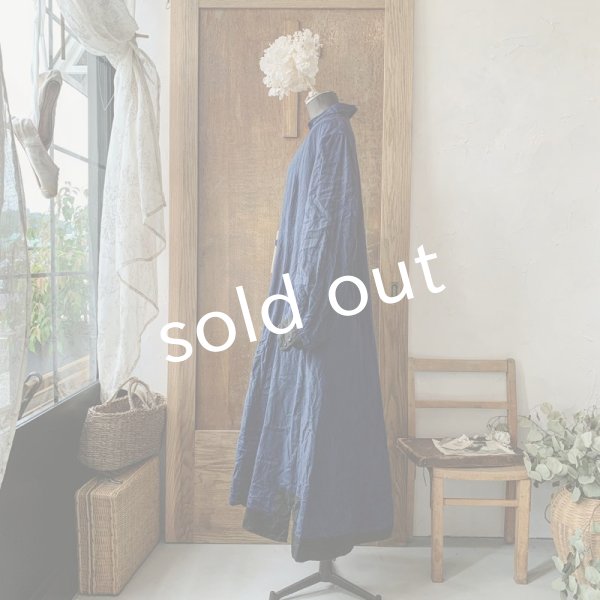 画像7: 【当店限定カラー】HALLELUJAH/Nomad Dress ノマドドレス・indigo×black (7)