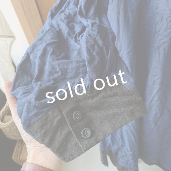 画像6: 【当店限定カラー】HALLELUJAH/Nomad Dress ノマドドレス・indigo×black (6)