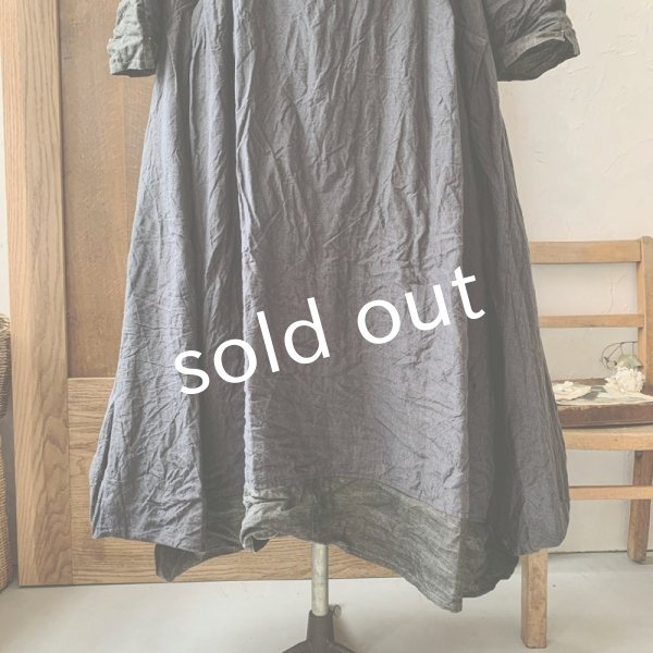 画像4: 【当店限定】HALLELUJAH/1980's Robe de Berger 羊飼いのローブ・ink black×charcoal (4)