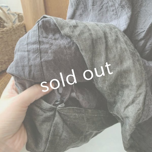 画像7: 【当店限定】HALLELUJAH/1980's Robe de Berger 羊飼いのローブ・ink black×charcoal (7)